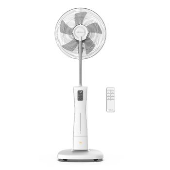 Ventilador De Pie Con Nebulizador Newlux Mist W500 Blanco