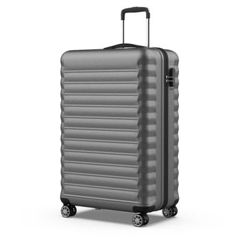 Maleta De Viaje Grande 28' Abs (75x49x29cm) Numada Upfly Gris   Grande