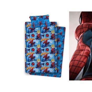 Juego De Sábanas 3 Piezas 100% Algodón Estampado Spider-man Cama 105