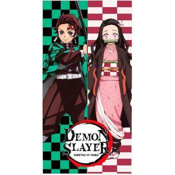 Toalla De Playa Infantil De Microfibra Estampada Demon Slayer 70x140 Cm