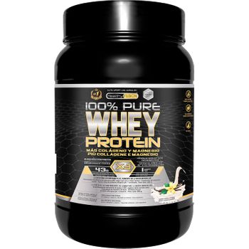 Whey Protein | Healthy Fusion | Proteina Whey Pura Con Colágeno + Magnesio| Protege Y Aumenta La Masa Muscular | Vainilla