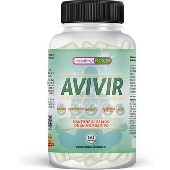 A Vivir - Regulador Del Estado De Ánimo | Hipérico + Triptófano Puro + Maca + Ginseng + Romero + Valeriana + Vitaminas B12 Y B6 | Combate El Desánimo Y Tristeza | Elimina La Fatiga | Aporta Energía | 60 Cápsulas