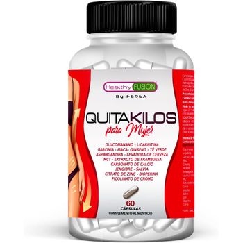 Healthy Fusion Quitakilos Mujeres 60 Caps - Potente Adelgazante Quemagrasas Para Mujeres