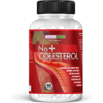 Healthy Fusion No + Colesterol 60 Comprimidos Masticables - Antiacido Estomacal Y Antireflujo Gástrico, Alivio Rápido Y Duradero