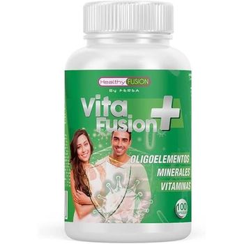 Healthy Fusion Completo Complejo Multivitamínico Con Minerales Y Oligoelementos | 28 Vitaminas Y Minerales Esenciales | Aporta Salud, Bienestar, Energía Y Vitalidad | Refuerza La Memoria |100 Cáps