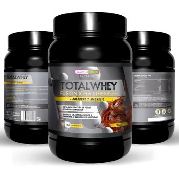 Whey Protein Colágeno Y Magnesio | Rápida Asimilación | Aumenta Masa Muscular | Mejora Tus Entrenamientos Deportivos Y Favorece La Correcta Recuperación Muscular | Doble Chocolate, 1000g