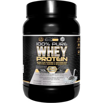 Healthy Fusion Whey Protein | Proteina Whey Pura Con Colágeno Y Magnesio | Mejora Tus Entrenamientos | Protege Y Aumenta La Masa Muscular | Galleta 1 Kg