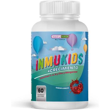 Inmukids | Healthy Fusion | Completo Multivitamínico Para Niños | Aumenta Las Defensas Y Refuerza Su Sistema Inmunológico