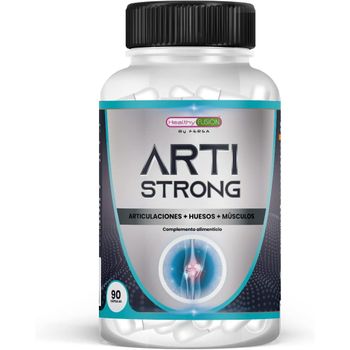 Arti Strong | Healthy Fusion | Antiinflamatorio Y Analgésico Natural | Cúrcuma, Glucosamina, Condroitina, Colágeno, Calcio