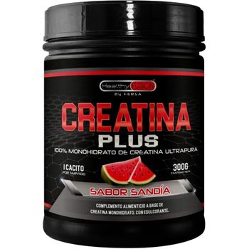 Creatina Plus | Healthy Fusion | Creatina Monohidrato En Polvo | 100% Creatina Pura Monohidrato Sin Añadidos| Sandía