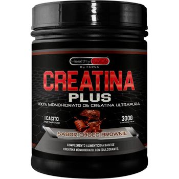 Creatina Plus | Healthy Fusion | Creatina Monohidrato En Polvo | 100% Creatina Pura Monohidrato Sin Añadidos| Chocolate