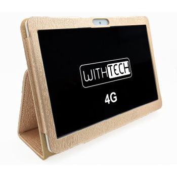 Tablet Withtech Cis Edison Vi 10' 6/64gb 4g Deca Core Dorada Con Funda
