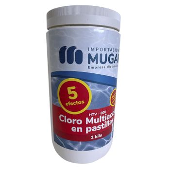 Mugar- Cloro En Pastillas 5 Efectos- Envase 1kg