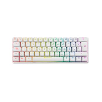 Mirage Tkl 60% Teclado Mecanico Gaming Rgb Blanco