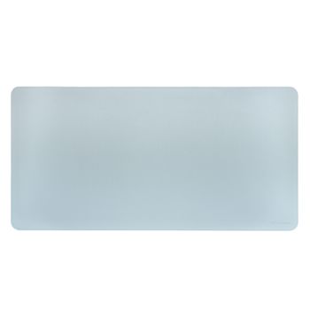 Phoenix Matepad Alfrombrilla Pu 80 X 40 Cm Antideslizante Impermeable Material Simil Cuero Azul - Gris