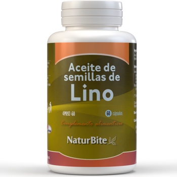 Aceite De Semillas De Lino 1000mg. 60 Caps. Gel