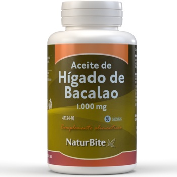 Aceite De Higado De Bacalao 1000mg, 90 Caps. Gel