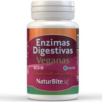 Enzimas Digestivas Veganas, 60 Comp.