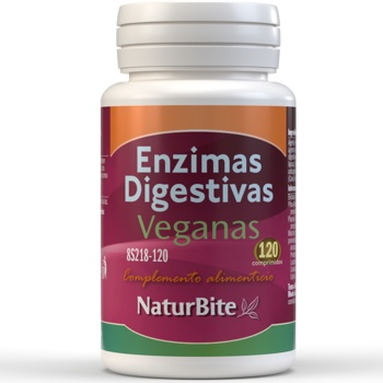 Enzimas Digestivas Veganas, 120 Comp.