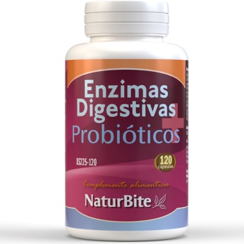 Enzimas Digestivas + Probióticos, 120 Caps.