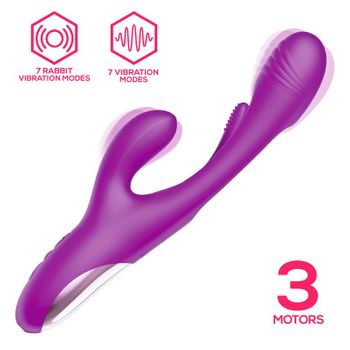 Vibrador Conejito Con Lengua En Movimiento Into You Priya