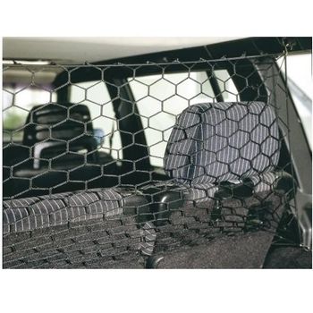 PawHut Barrera Protectora de Coche para Perros Ajustable 89-150x9x76-124 cm  Rejilla Separadora para Maletero Coche Universal Reja de Seguridad de Acero  Negro.