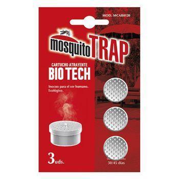 Cartucho Atrayente De Recambio Jata Mcar0120. Pack De 3 Unidades. Para Modelos Matr0120, Mib9n Y Mib9v