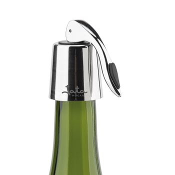 Tapón Cava, Apto Para Todo Tipo De Botellas De Cava Jata Hvin2206. De Acero Inoxidable. Fácil Limpieza. Hermético