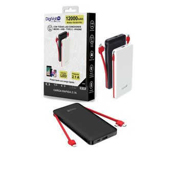 Cargador Digivolt Powerbank  12000 Mah Pb-3034