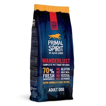 Primal Spirit 70% Wanderlust Dog 12 Kg