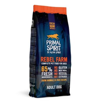 Primal Spirit 65% Rebel Farm  Dog 12 Kg