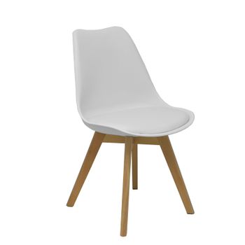 Pack 4 Silla Confidente Don Rodrigo 2.0 Color Blanco