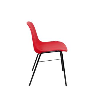 Pack 2 Silla Confidente Alborea Rojo