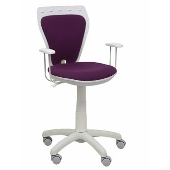 Silla De Oficina Salinas P&c Lb760rf Juvenil Blanco Morado