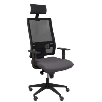 Silla De Oficina Con Cabecero P&c Horna Bali Gris Oscuro