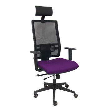 Silla De Oficina Con Cabecero P&c Horna Traslack Bali Morado