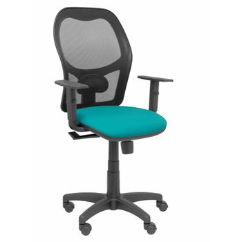 Silla De Oficina P&c Alocén Bali Turquesa Con Reposabrazos