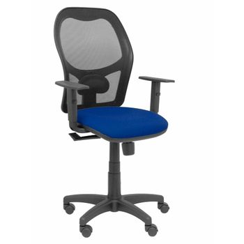 Silla De Oficina P&c Alocén Bali Con Reposabrazos Azul Marino