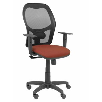 Silla De Oficina P&c Alocén Bali Marrón Claro Con Reposabrazos