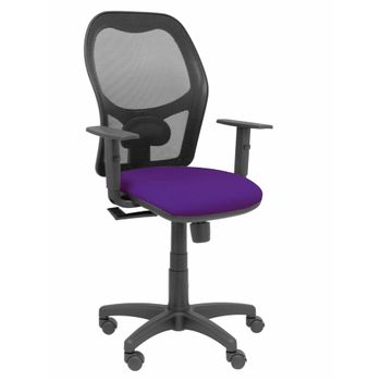 Silla De Oficina P&c Alocén Bali Con Reposabrazos Morado