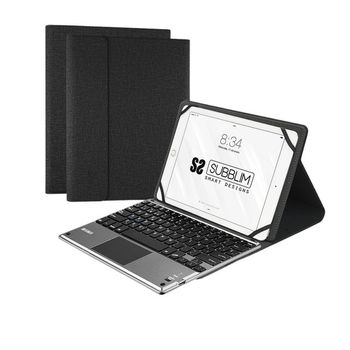 Funda Con Teclado Touchpad Para Tablet 10,1" - 10,8"  - Subblim Keytab Pro Bluetooth® Negro