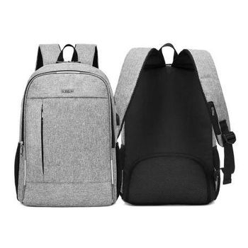 Mochila Subblim Urban Lock Grey Para Portátiles Hasta 16"/40