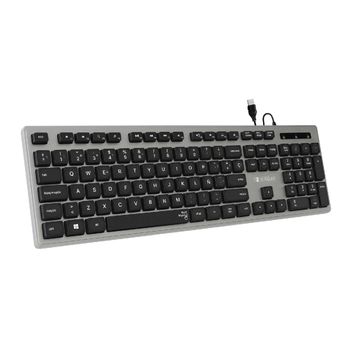 Pack Teclado Y Ratón Con Cable Usb - Subblim - Plano Silencioso  Plata/blanco con Ofertas en Carrefour