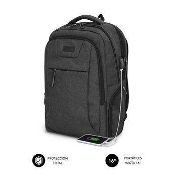 Mochila Subblim  De Negocios Professional Air Padding Backpack 16" Negro