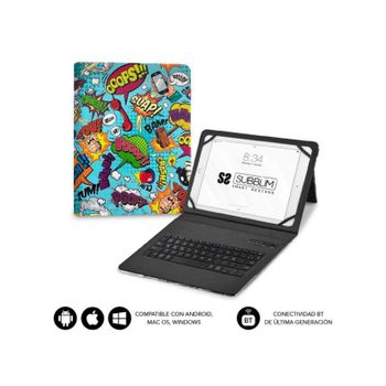 Funda + Teclado Tablet Keytab Pro Bt Trendy Comic Subblim