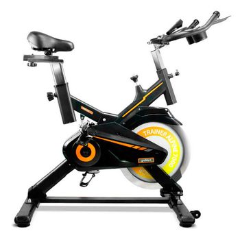 Bicicleta Spinning Estática Indoor Alpine 7000 Volante Inercia 15kg Consola Gridinlux