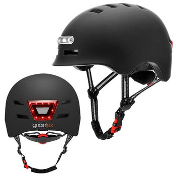 Casco Patinete Safe & Go Negro Talla M Movilidad Urbana. Gridinlux