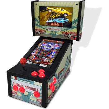 Pinball Virtual Dinners 13.3" Con Backglass 10.1" Sensor De Golpes