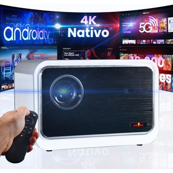 Unicview 4k Vision Proyector De Led 4k Nativo 3840x2160 Pixels Con Androidtv