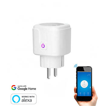 Enchufe Wifi Inteligente Control Consumo Smartfy Compatible Con Alexa, Google Home, Smart Life Y Tuya